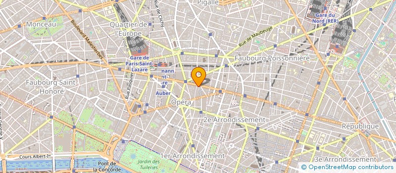 localisation de l'entreprise ATM GAMING ES à PARIS