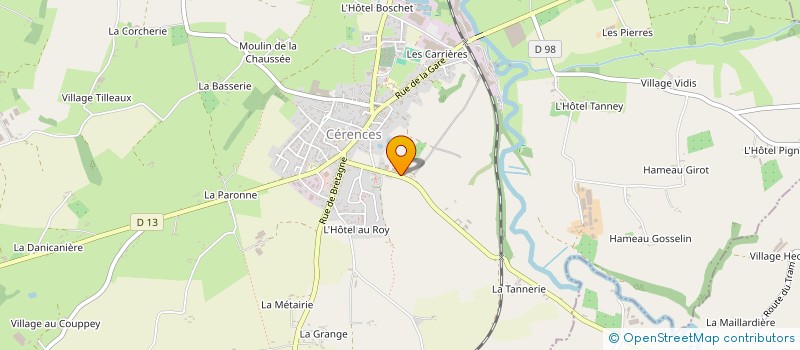 localisation de l'entreprise ATM IMMO  CERENCES