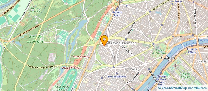 localisation de l'entreprise ATM IMMO INVEST  PARIS