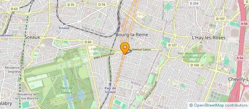 localisation de l'entreprise ATM IMMOBILIER à BOURG-LA-REINE