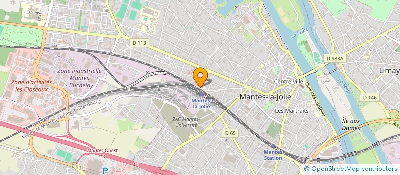 localisation de l'entreprise ATM LOCATIONS  MANTES-LA JOLIE