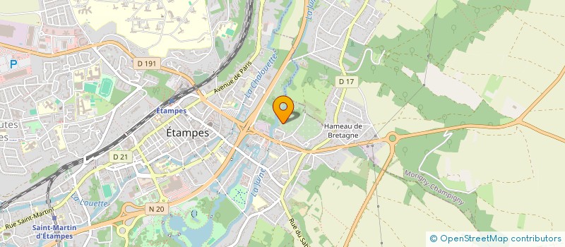 localisation de l'entreprise ATM NATURE à ETAMPES