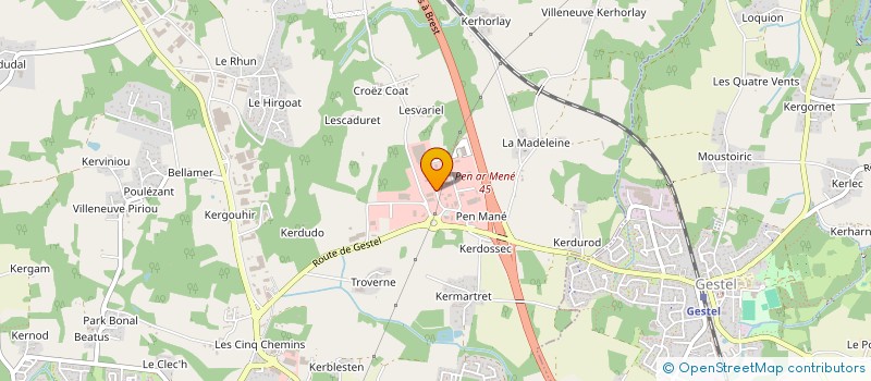 localisation de l'entreprise ATM PRESTIGE à GUIDEL