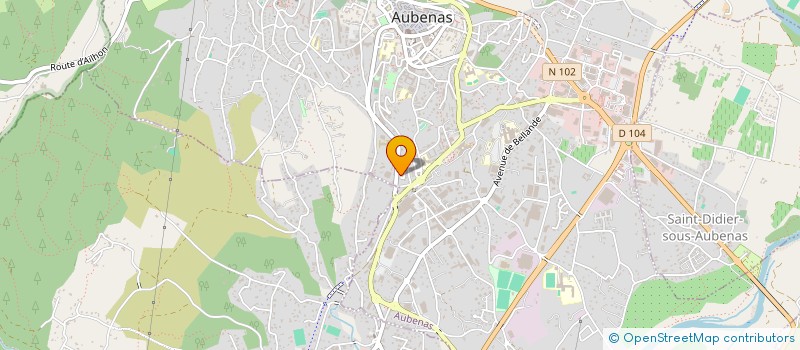 localisation de l'entreprise ATM SOLUTIONS à AUBENAS