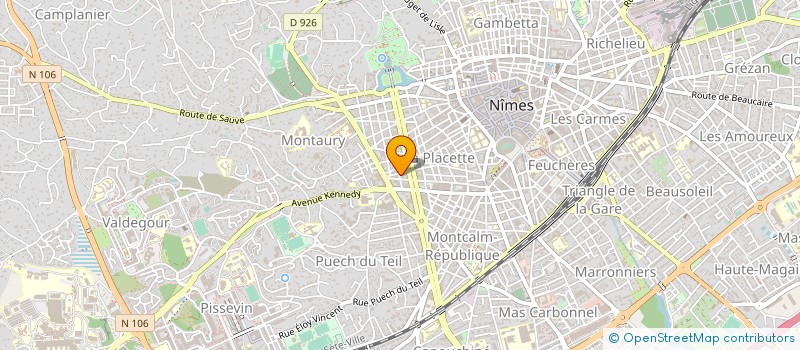localisation de l'entreprise ATM SYSTEMS à NIMES