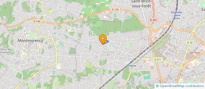 localisation de l'entreprise ATM-TECH  GROSLAY