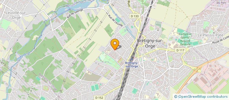 localisation de l'entreprise ATM-TRANS à BRETIGNY-SUR-ORGE