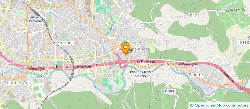 localisation de l'entreprise ATM TRANSFERT HOLDING  AIX-EN-PROVENCE