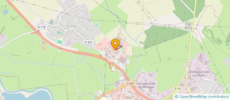localisation de l'entreprise ATM VESOUL à PUSEY