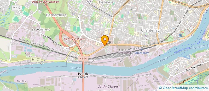 localisation de l'entreprise ATMA  NANTES