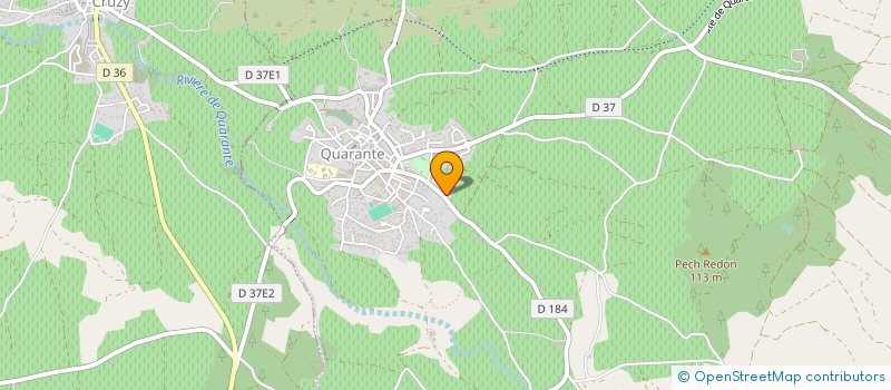 localisation de l'entreprise ATMA  QUARANTE