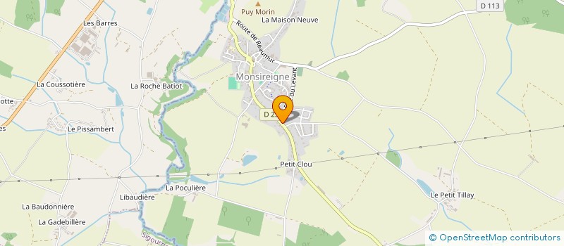 localisation de l'entreprise ATMA  MONSIREIGNE