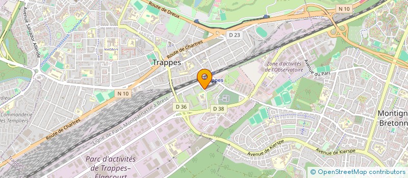 localisation de l'entreprise ATMA FINANCES à TRAPPES