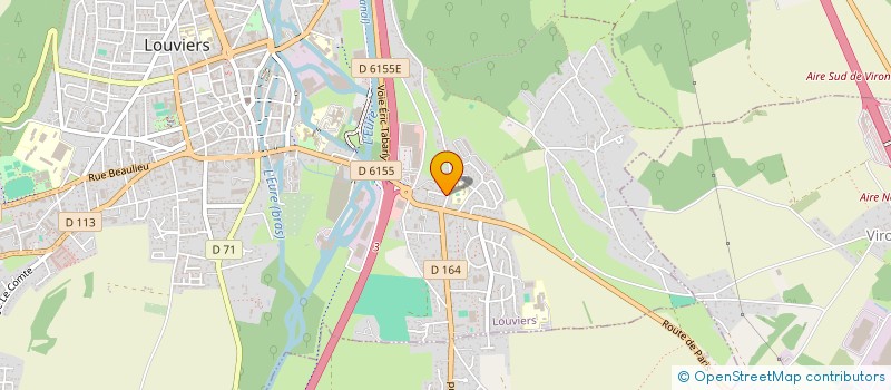 localisation de l'entreprise ATMA IMMO à LOUVIERS