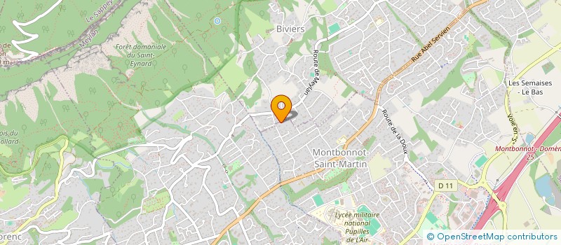 localisation de l'entreprise ATMA PERSPECTIVES à MONTBONNOT-SAINT-MARTIN