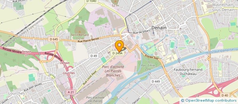 localisation de l'entreprise ATMA SANTE à DENAIN