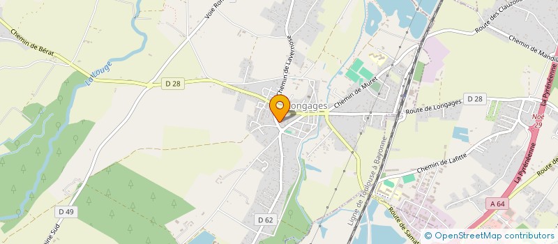 localisation de l'entreprise ATMA - YOGA& SOI  LONGAGES