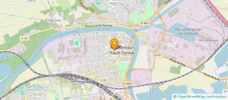 localisation de l'entreprise ATMALAPA à MONTEREAU-FAULT-YONNE