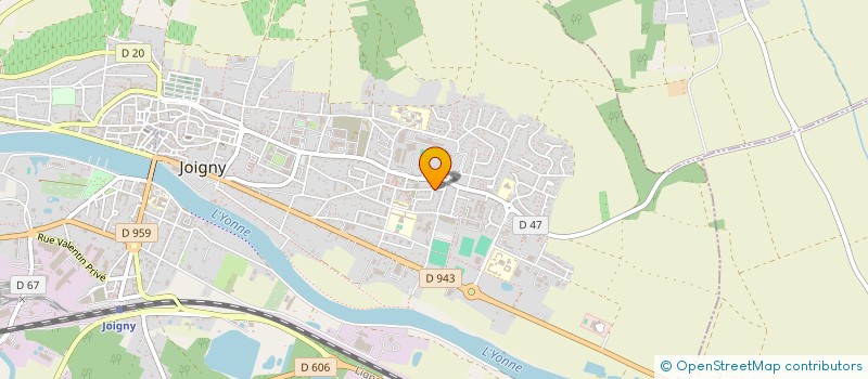 localisation de l'entreprise ATMANE AUTOMATION à JOIGNY