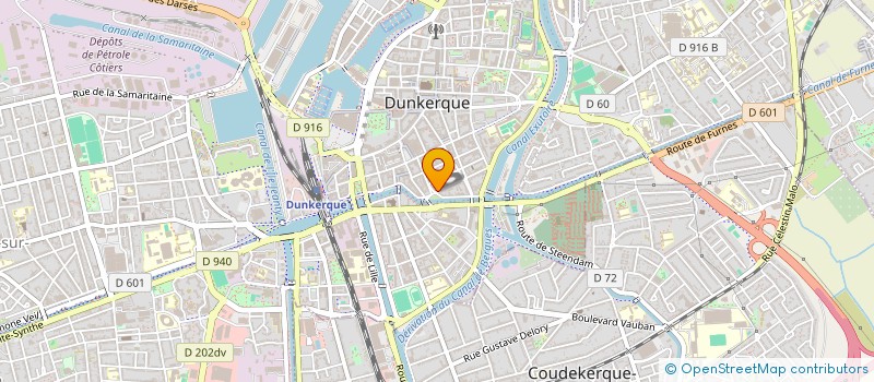 localisation de l'entreprise ATMANE BRUSCHETTI à DUNKERQUE