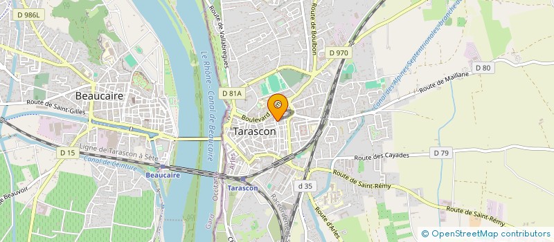 localisation de l'entreprise ATMANI IMMOBILIER  TARASCON