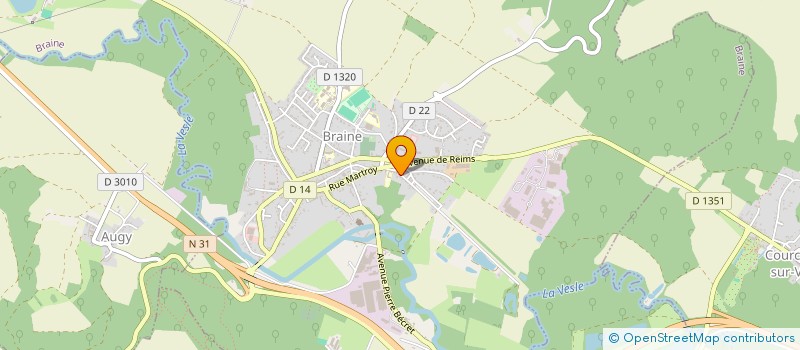 localisation de l'entreprise ATMATA YOGA ART  BRAINE