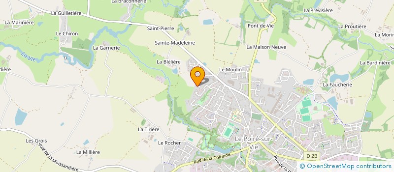 localisation de l'entreprise ATMATEC  LE POIRE-SUR-VIE