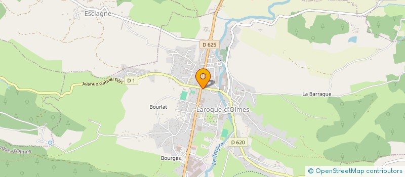 localisation de l'entreprise ATMB CONSTRUCTION à LAROQUE-D'OLMES
