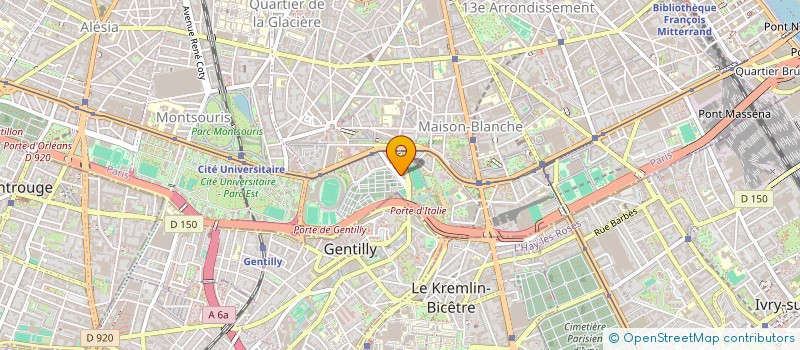 localisation de l'entreprise ATMC  PARIS