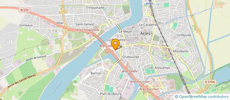 localisation de l'entreprise ATMCG à ARLES