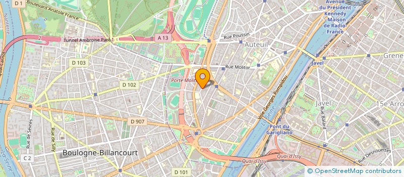 localisation de l'entreprise ATME  PARIS