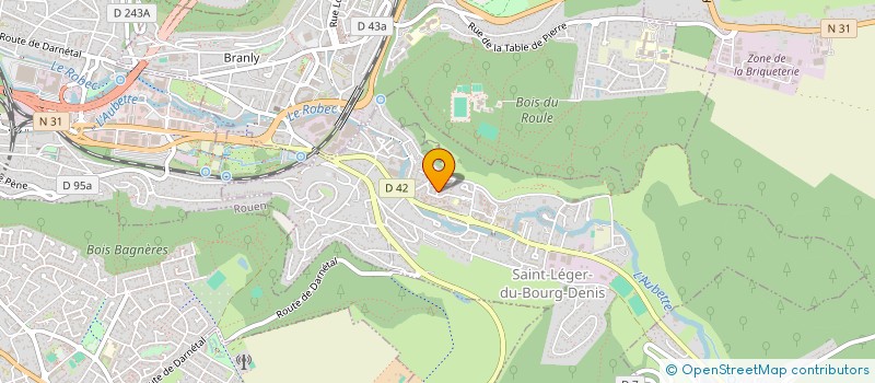 localisation de l'entreprise ATMH IMMO  SAINT-LEGER-DU-BOURG-DENIS