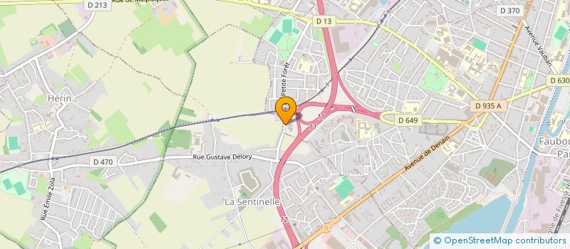 localisation de l'entreprise ATMI à VALENCIENNES