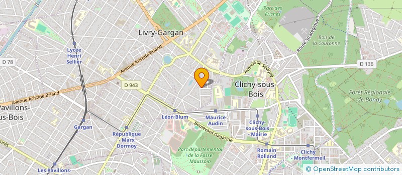 localisation de l'entreprise ATMI FIBRE à LIVRY-GARGAN