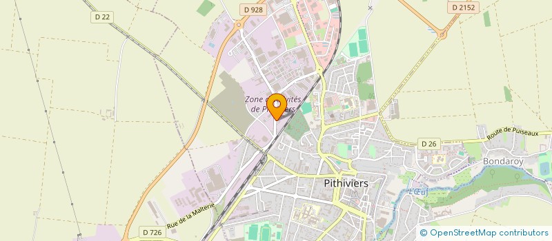 localisation de l'entreprise ATMIBONS à PITHIVIERS