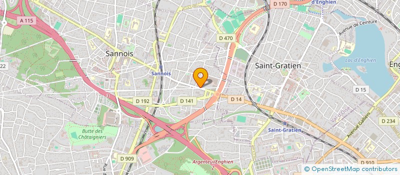 localisation de l'entreprise ATMJ DISTRIBUTION à SANNOIS