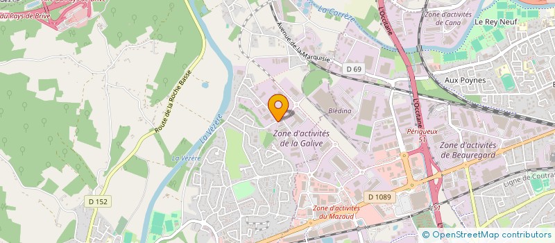 localisation de l'entreprise ATMJ PRO  SAINT-PANTALEON-DE-LARCHE