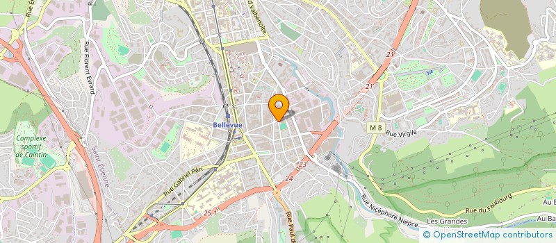 localisation de l'entreprise ATMO  SAINT-ETIENNE