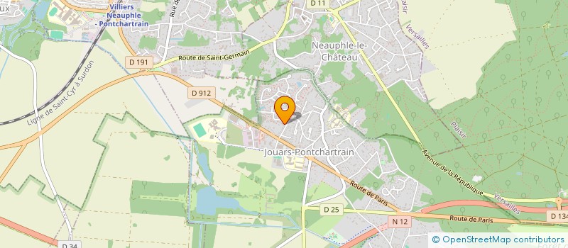 localisation de l'entreprise ATMO CONSULTING  JOUARS-PONTCHARTRAIN