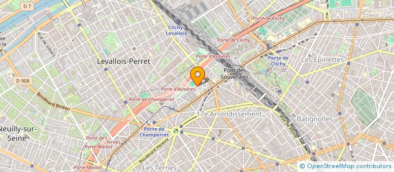 localisation de l'entreprise ATMO LEASE à LEVALLOIS-PERRET