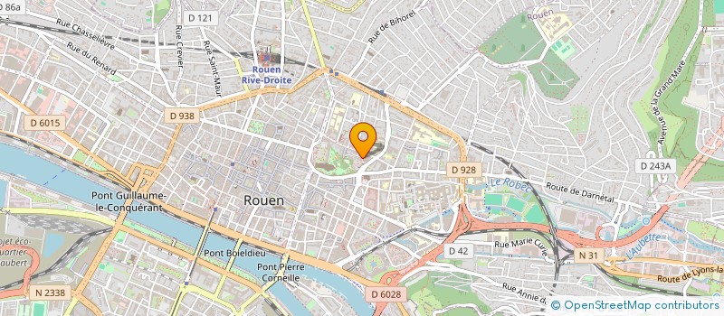 localisation de l'entreprise ATMO NORMANDIE  ROUEN