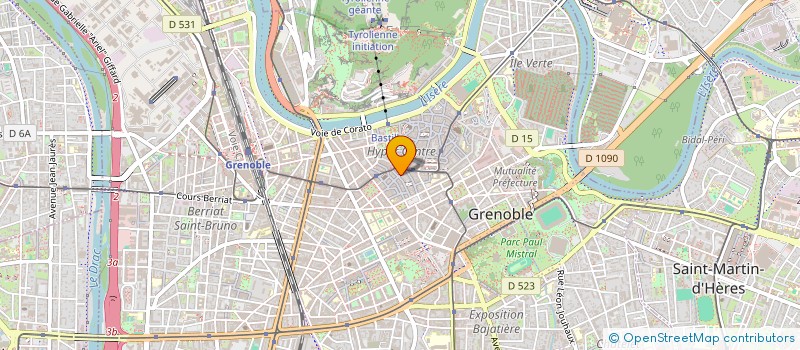 localisation de l'entreprise ATMO PRESTIGE  GRENOBLE