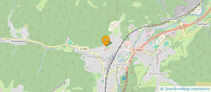 localisation de l'entreprise ATMOHS à SCHIRMECK