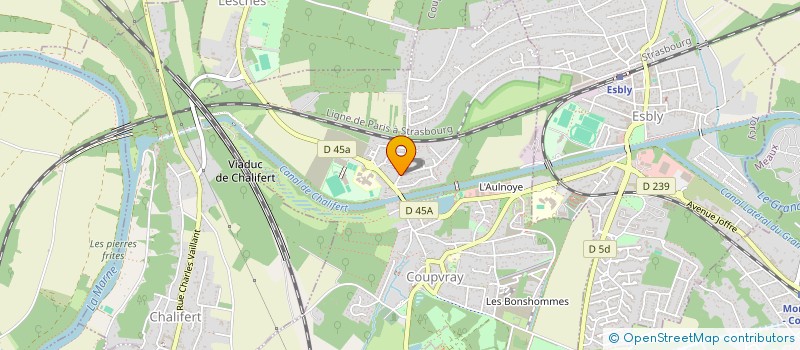 localisation de l'entreprise ATMOS  COUPVRAY