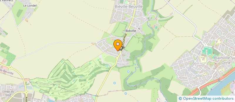 localisation de l'entreprise ATMOS  BIEVILLE-BEUVILLE