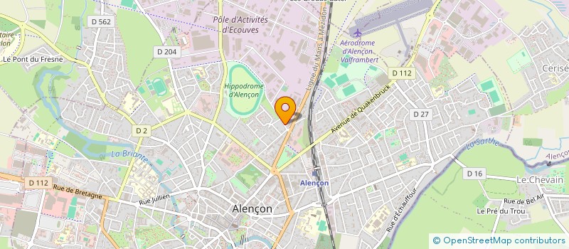 localisation de l'entreprise ATMOS ALENCON à ALENCON