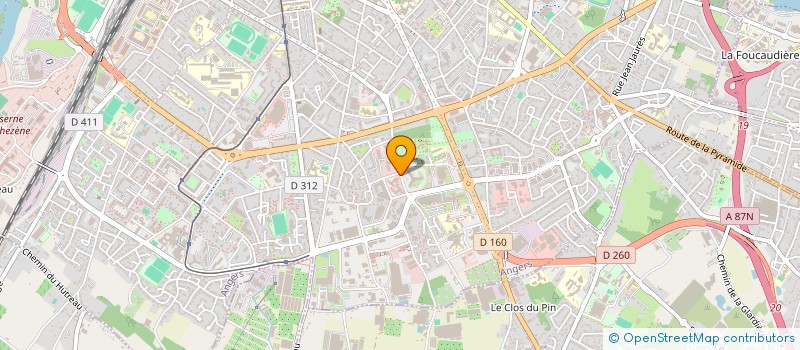 localisation de l'entreprise ATMOS ANGERS  ANGERS