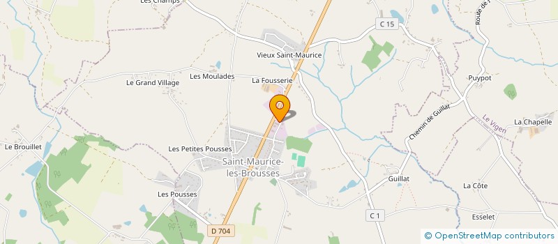 localisation de l'entreprise ATMOS'FER à SAINT-MAURICE-LES-BROUSSES