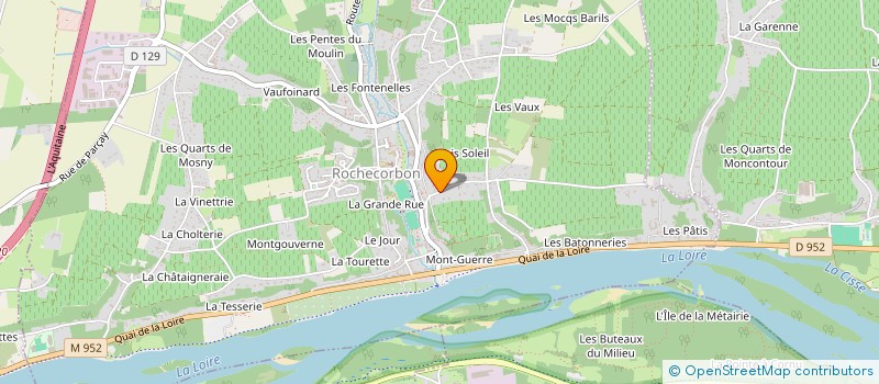 localisation de l'entreprise ATMOS IMMO à ROCHECORBON