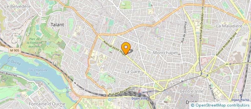 localisation de l'entreprise ATMOSF AIR BOURGOGNE à DIJON